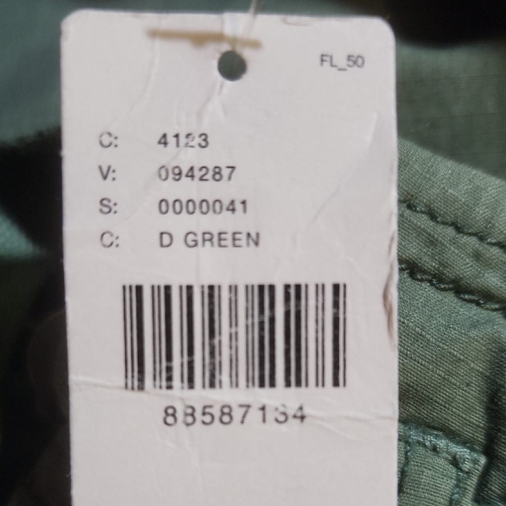 Anthropologie Olive Wide Leg Cargo Pants - Picture 14 of 14